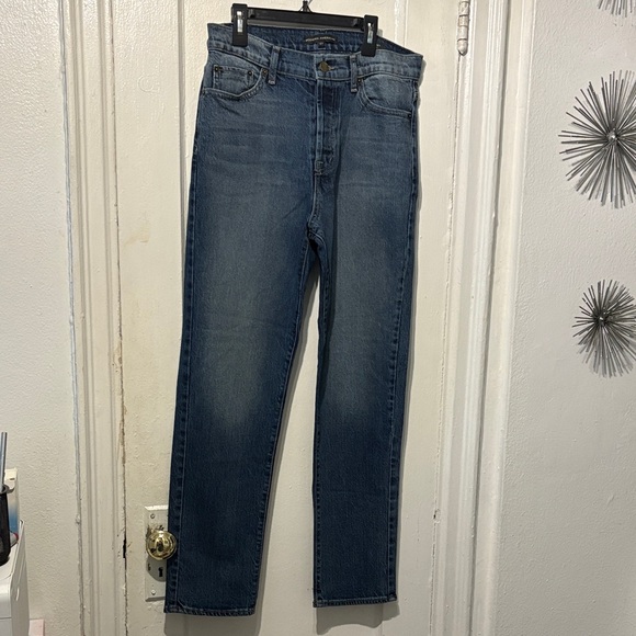Modern American Denim - Men's Straight Fit Jeans - Medium Blue